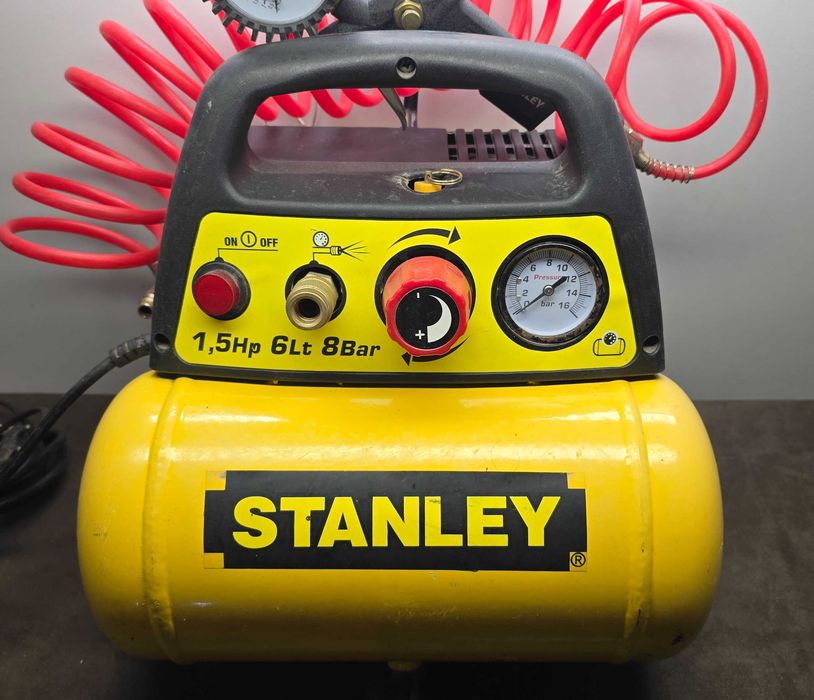 Stanley Dn200/8/6 Kompresor, Żółty/Czarny, 38 x 38 x 35 cm