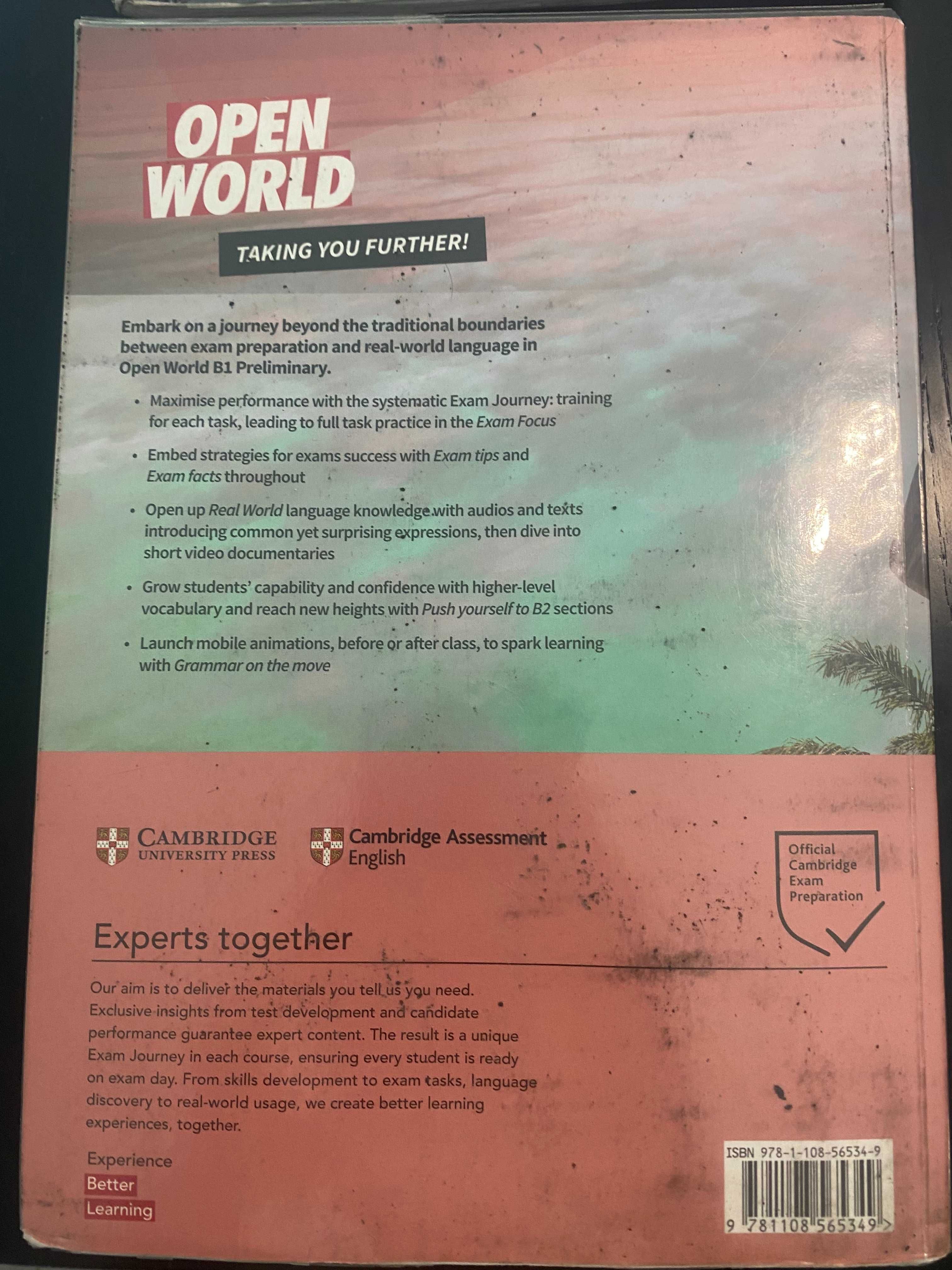 Inglês - Open World Preliminary - Student's Book Pack - B1 - 7.º Ano