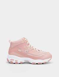 Черевики кросівки рожеві Skechers D’Lites на осінь/зиму