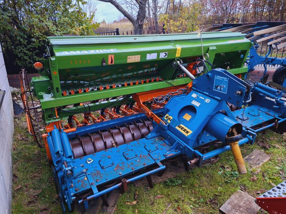 Agregat uprawowo-siewny 3m talerzowy Rabe Werk siewnik Amazone