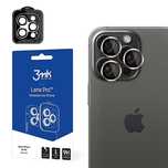 Osłona aparatu 3mk Lens Protection Pro ze złotą ramką na iPhone 15 Pro