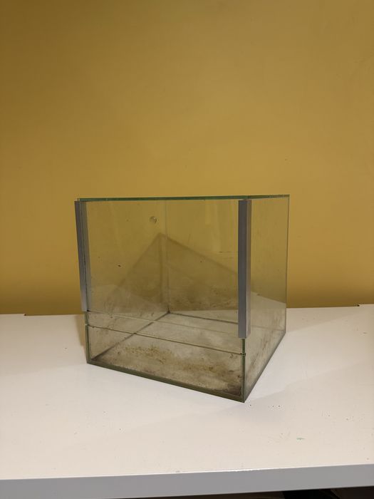 Terrarium szklane 25x25x25 ptasznik skorpion zaba terra zoo  gilotynka