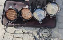 Walizka transportowa Gator i 4 pary LED Eurolite