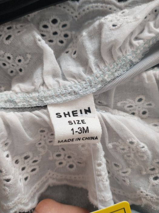 Kombinezon pajacyk welurowy niemowlęcy dziewczęcy Shein