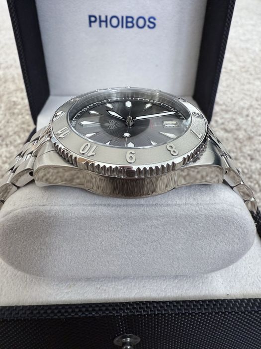 Годинник PHOIBOS Voyager 2.0 300m Automatic Diver PY026E Sunray Gray