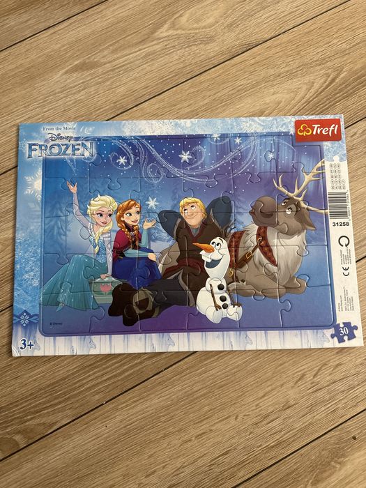 Puzzle Kraina Lodu Frozen 4 opakowania