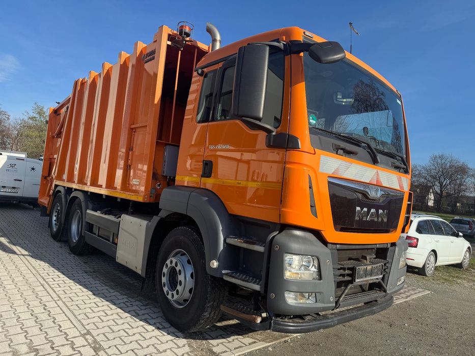 MAN TGS  Śmieciarka/ zoeller / delta 2301