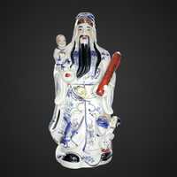 Duża chińska porcelanowa figurka Fu Xing bóg szczęścia B41/4095