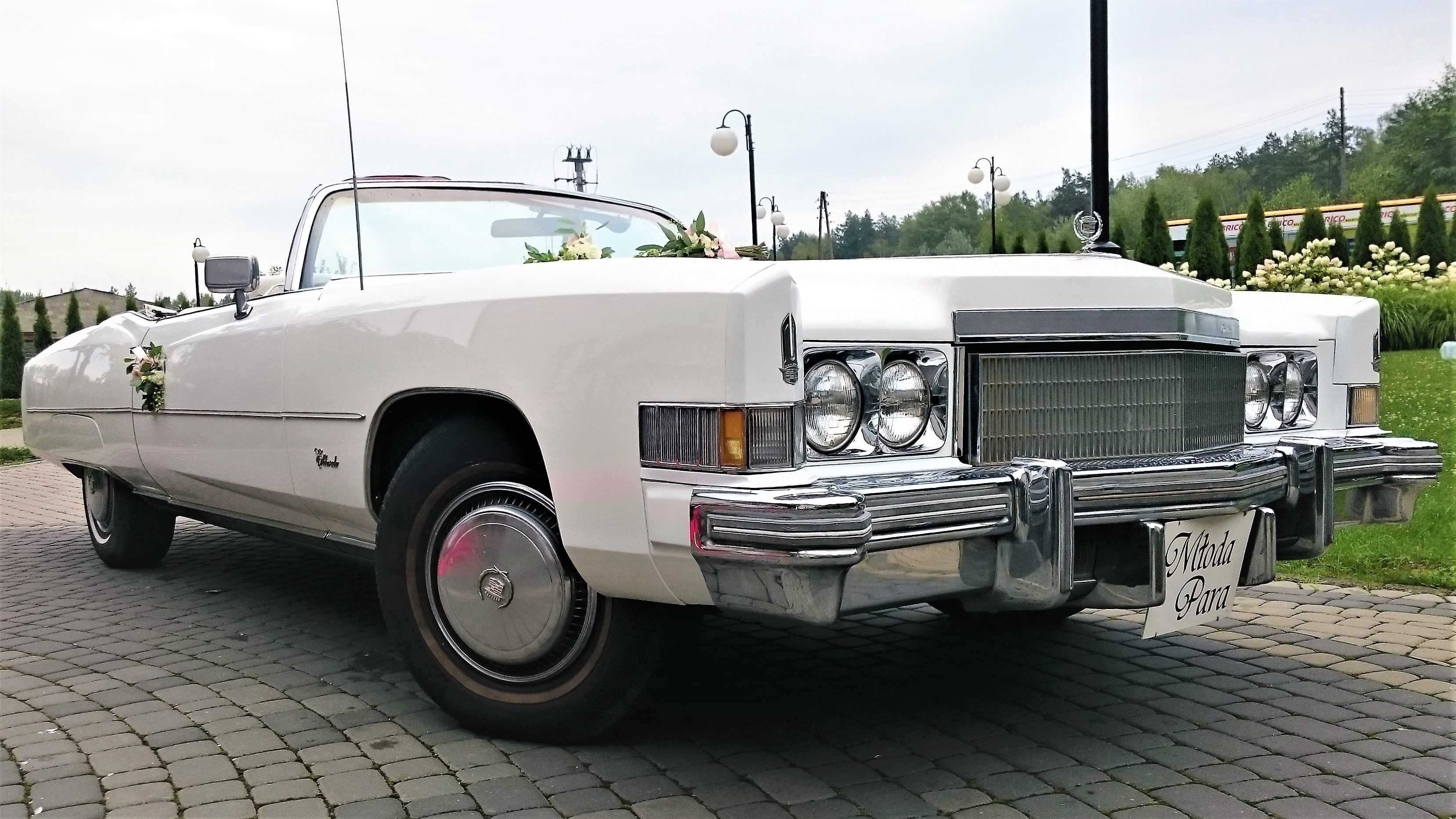 Cadillac Eldorado Cabrio 1974r. samochod do ślubu auto na wesele inne