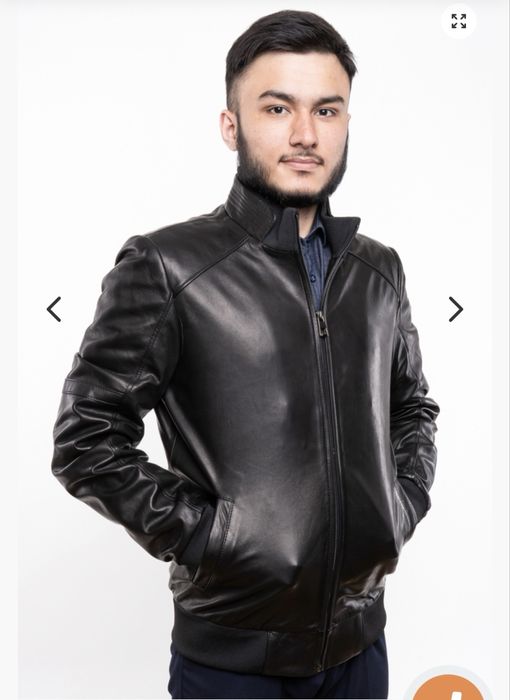 Кожаная куртка бомбер МДК