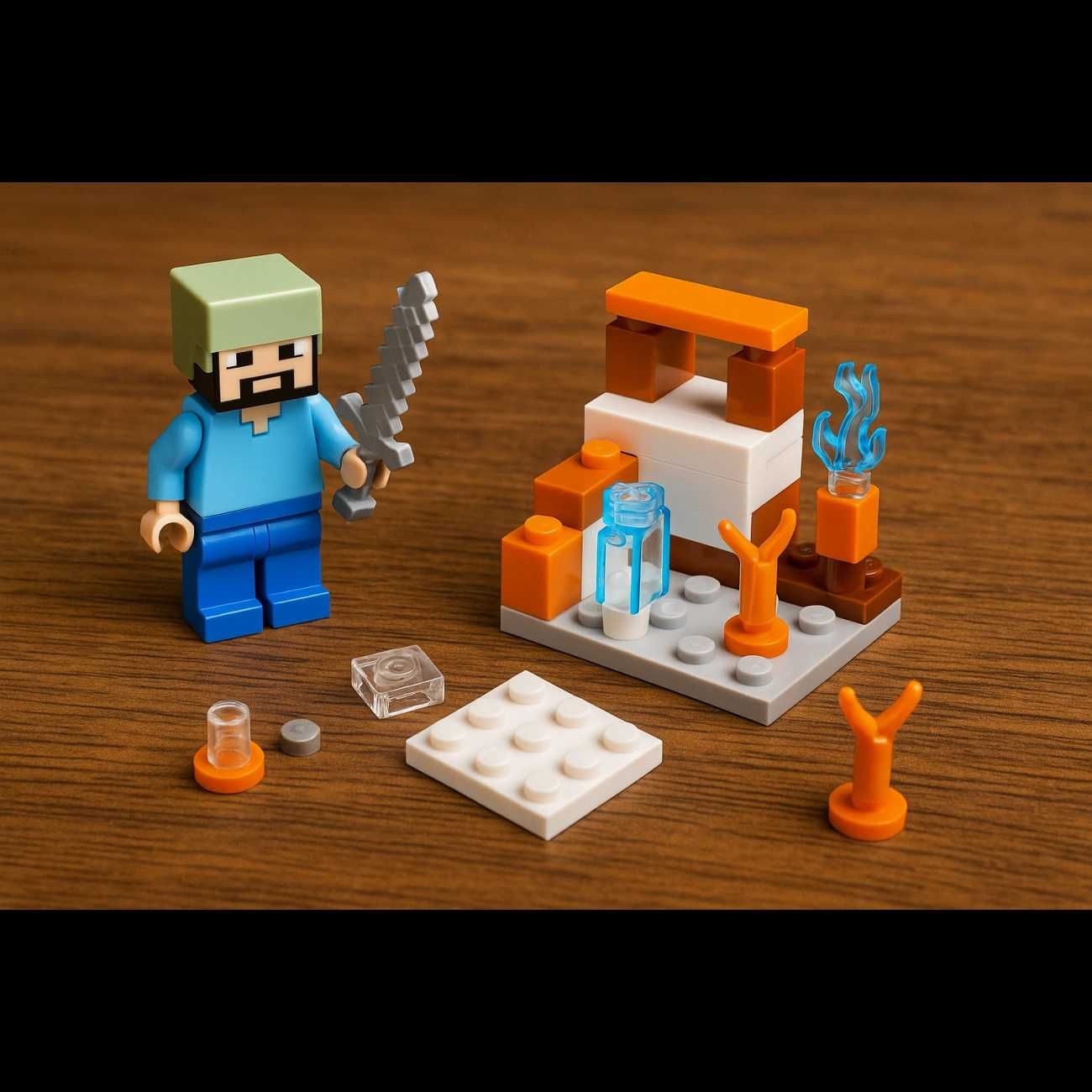 Дитячий конструктор Minecraft "Зіллєва лабораторія" 40 деталей