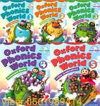 Oxford Phonics World 1,2,3,4,5 Students books and Workbook