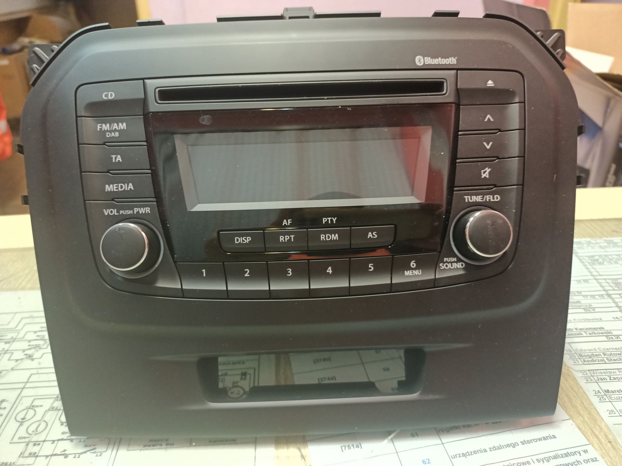 Radio CD 39101 Panasonic SUZUKI VITARA lll 2017r.