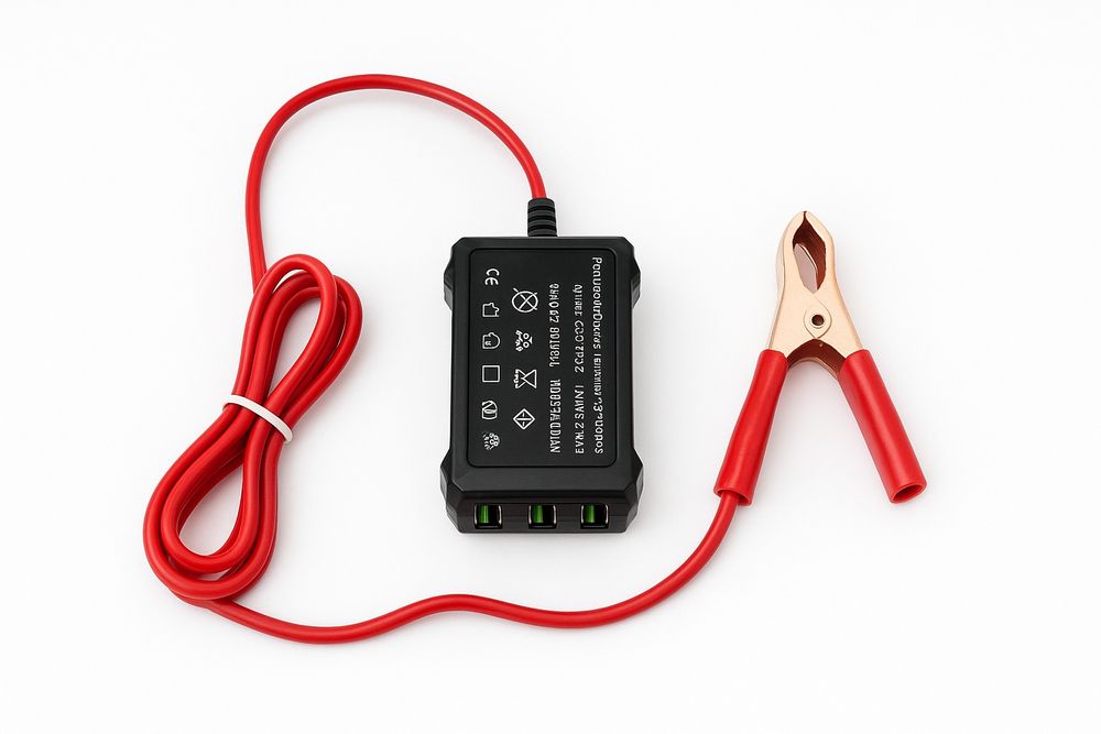 Зарядний пристрій для телефона від акумулятора 12V24V на 3 USB