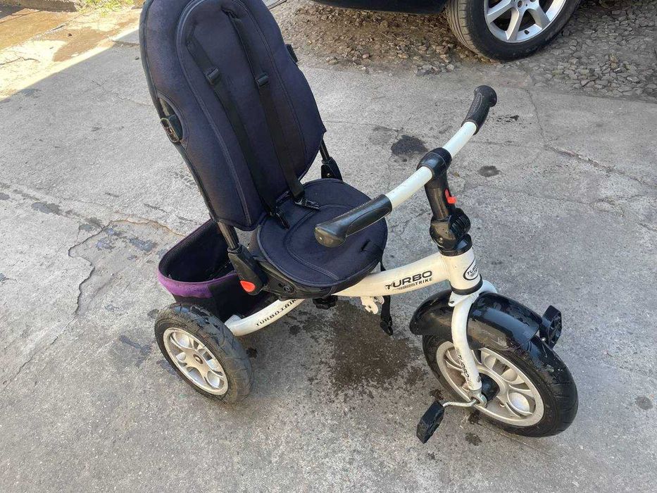 Детский велосипед с родительской ручкой