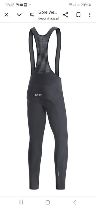 Spodnie rowerowe Gore Wear C3 Thermo XL