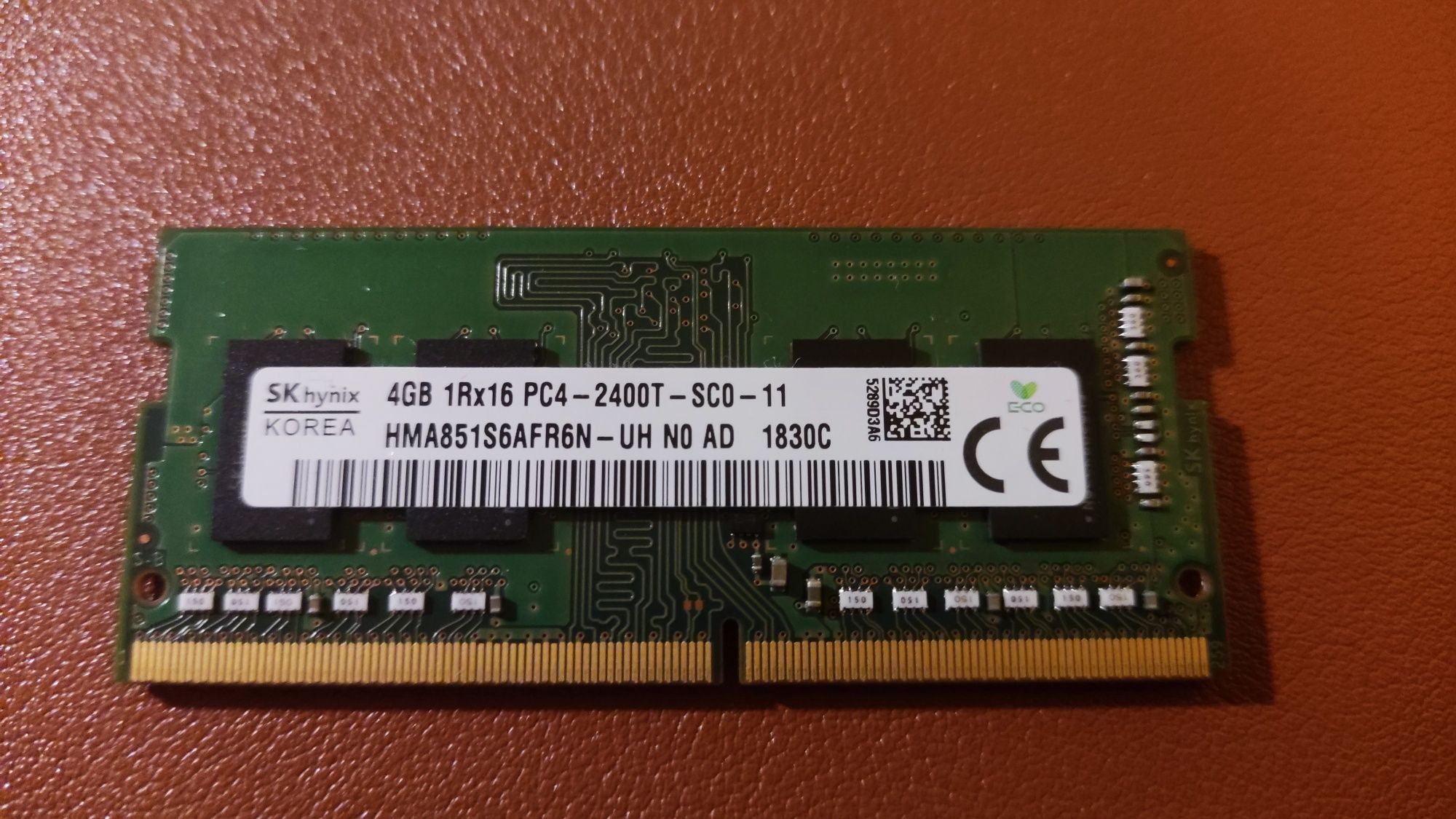 Stick RAM 4gb SO-DIMM DDR4