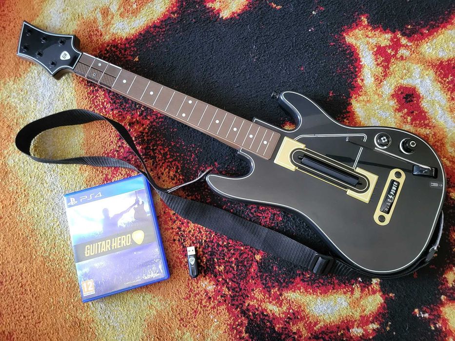 Gitara, Odbiornik, Gra Guitar Hero Live PS4 Playstation 4