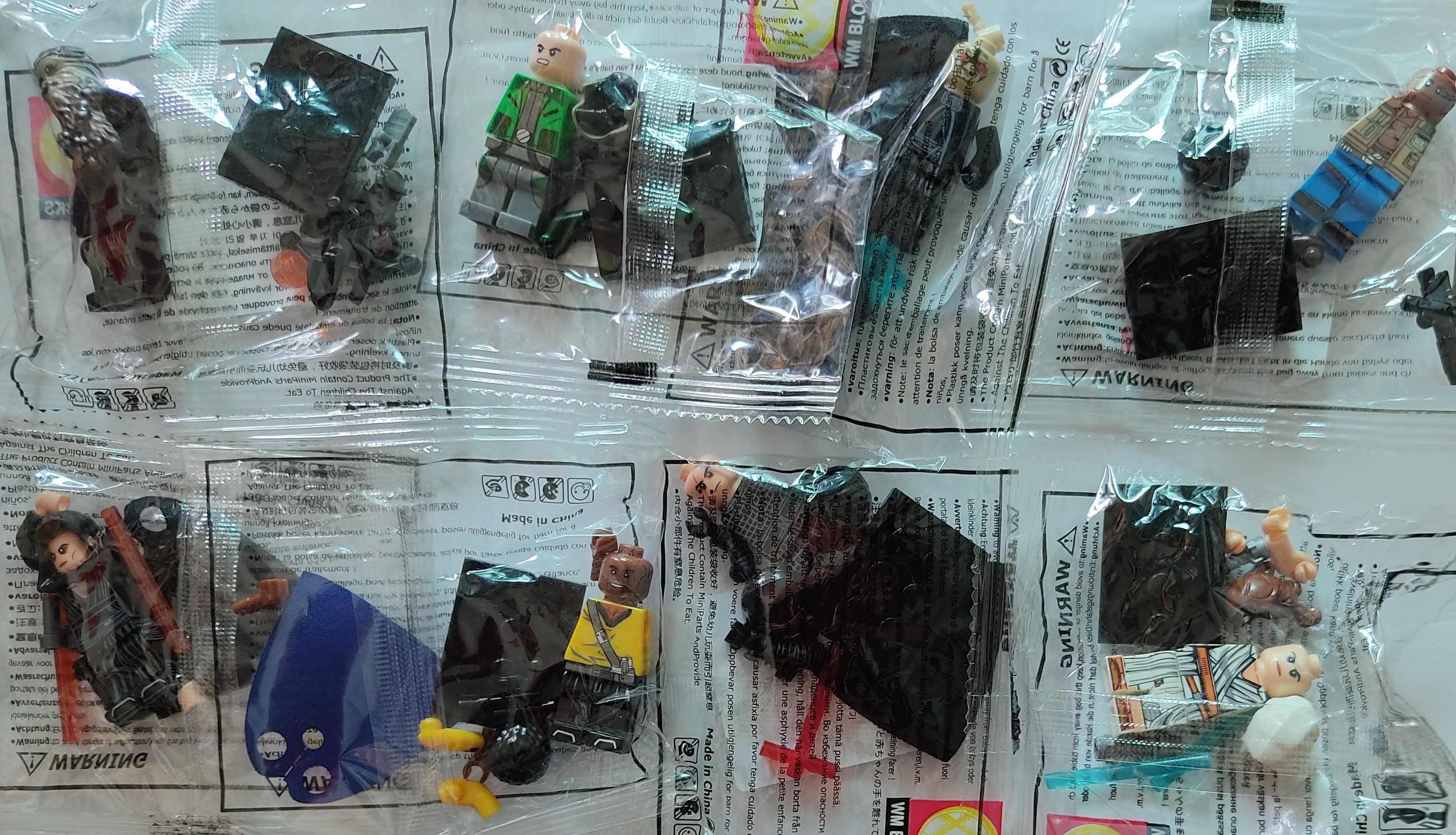 Coleção de bonecos minifiguras Star Wars nº82 (compatíveis Lego)