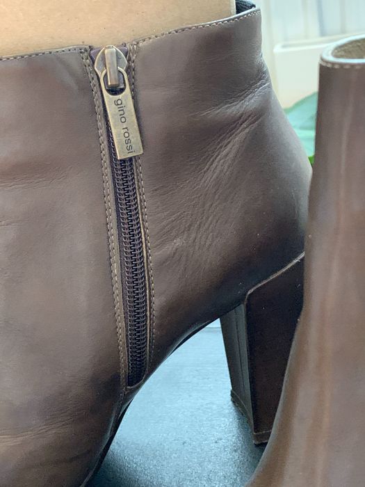 Gino Rossi skórzane botki