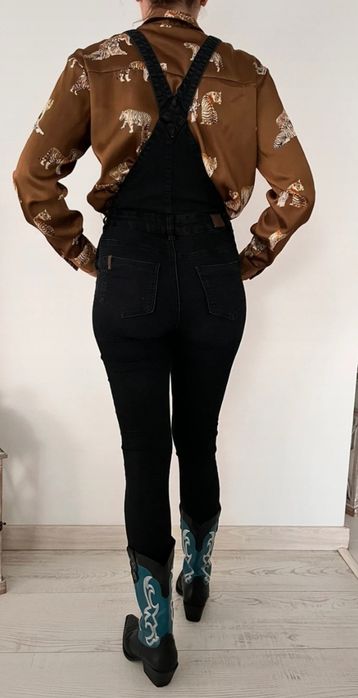 Czarne ogrodniczki Croop S