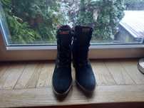 Botki Tommy Hilfiger r. 38 z burgundem