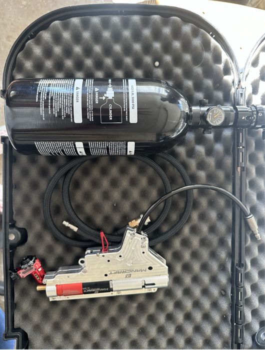 Airsoft Kit HPA mancraft v2 usado 1 vez + acessorios