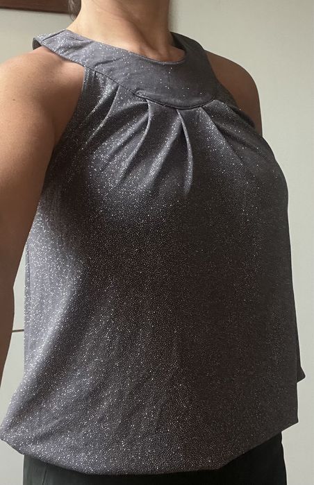 Promod bluzka S i spodnica zamszowa S