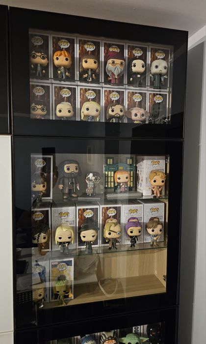 Fronty szklane Ikea Besta Glassvik 60x64 60x38 białe czarne szkło 10sz