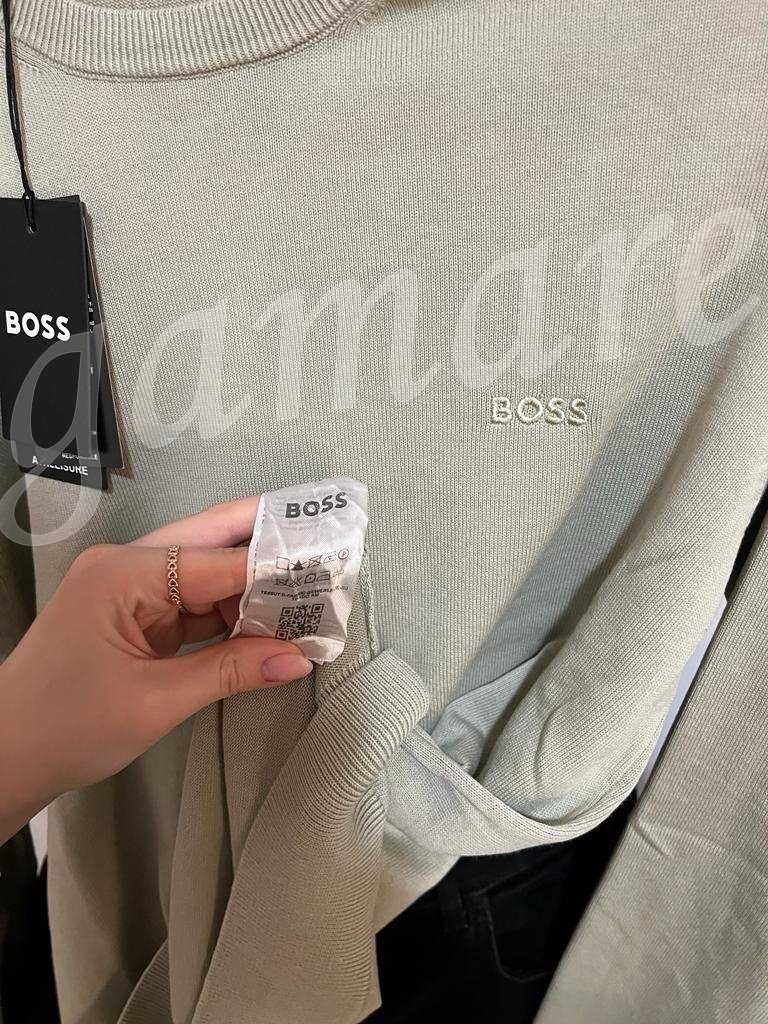 Sweter Hugo Boss sweterek boss męski beżowy NOWY sweter hugo M-XXL