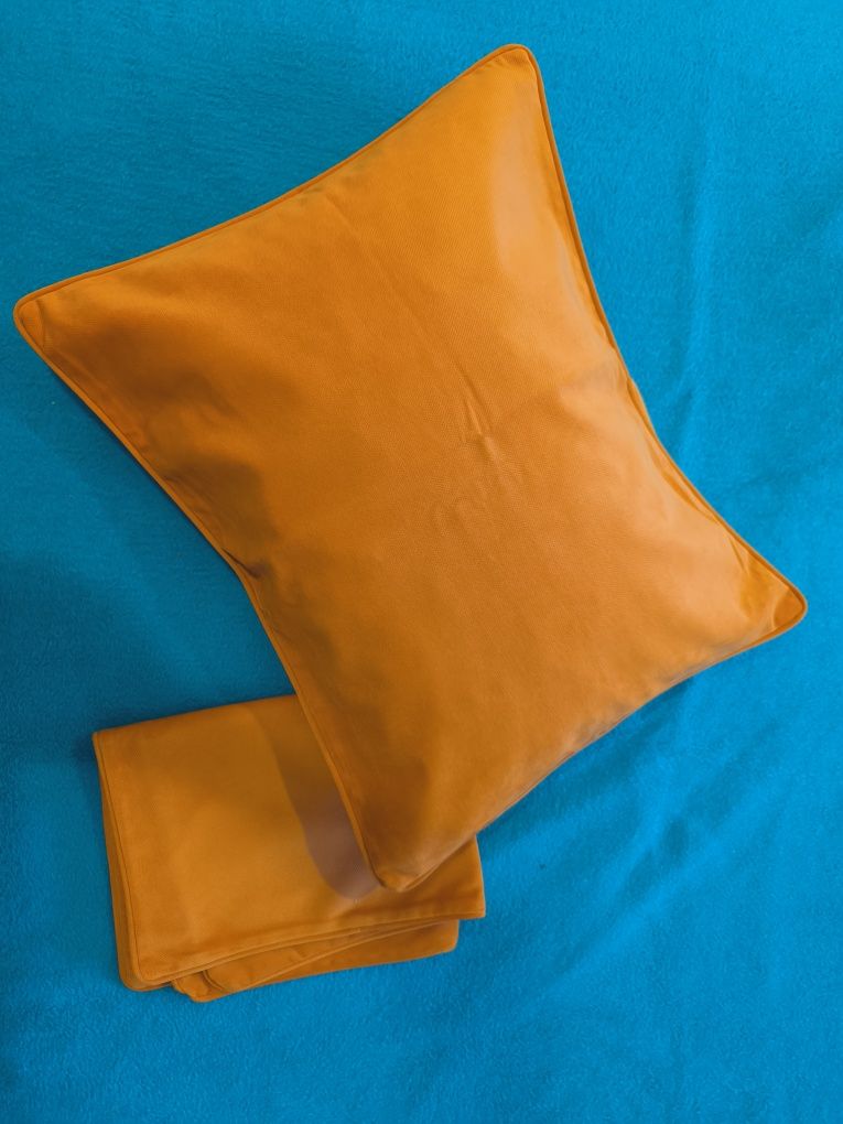 Conjunto duas Fronhas laranja