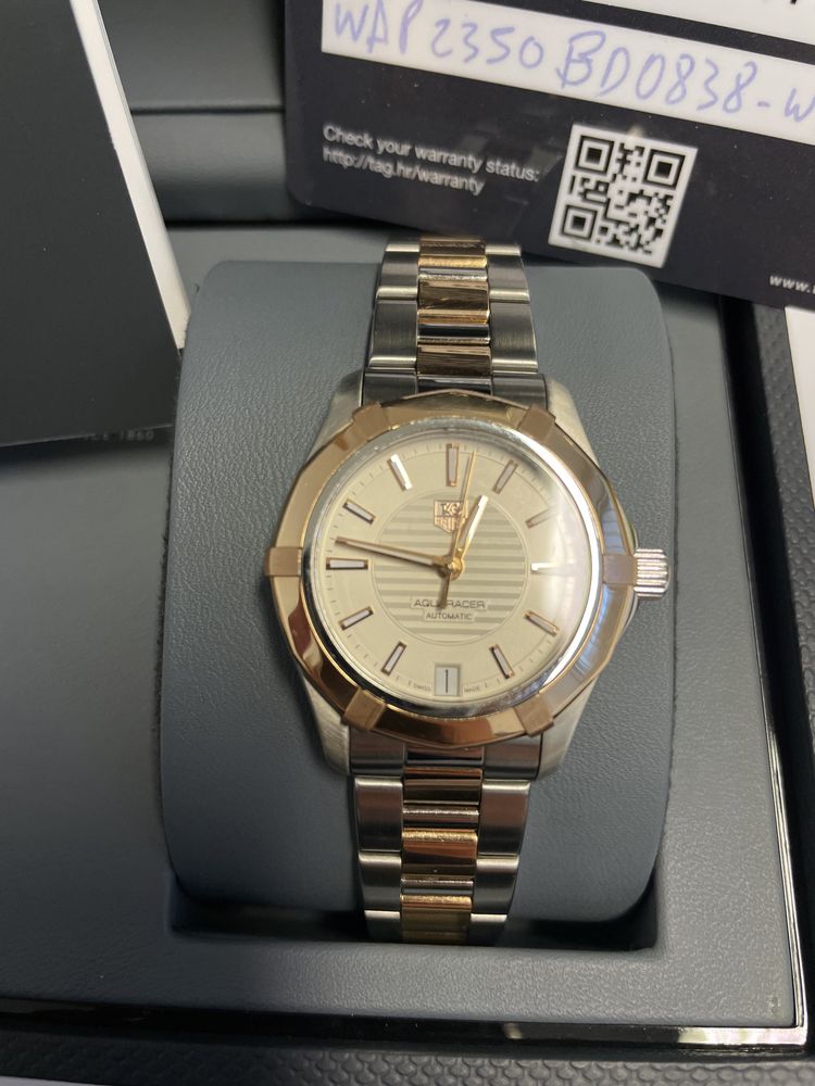 Tag Heuer Aquaracer Ouro e Aço Automático