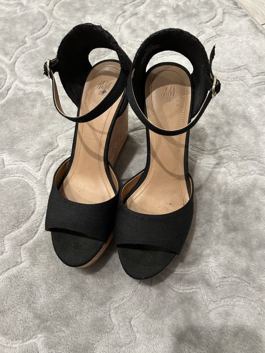 Buty sandały koturny wysokie na koturnie platformie H&M 38