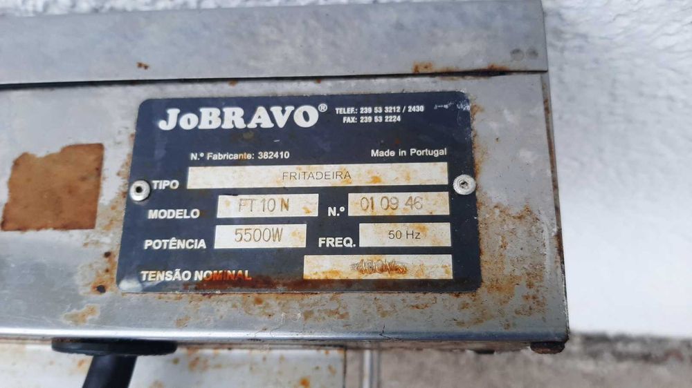 Fritadeira trifásica indutrial - avariada para peças