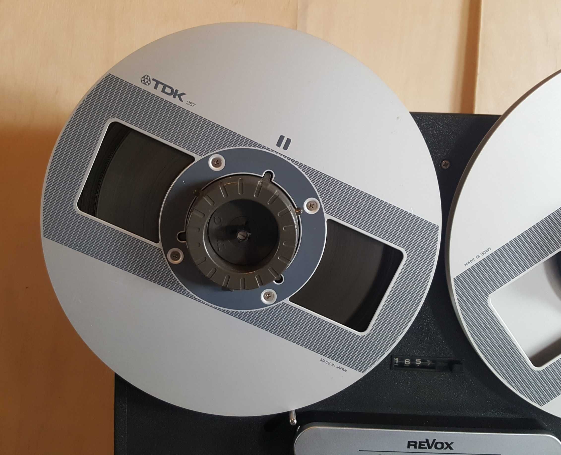 Szpula magnetofonowa z taśmą plus szpula 26.5 KOMPLET TDK Maxell Basf