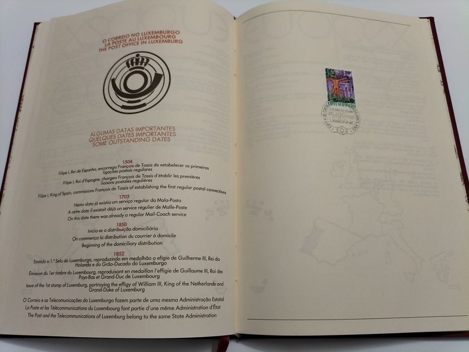 Passaporte Filatélico Internacional 1986 - Exemplar 2684
