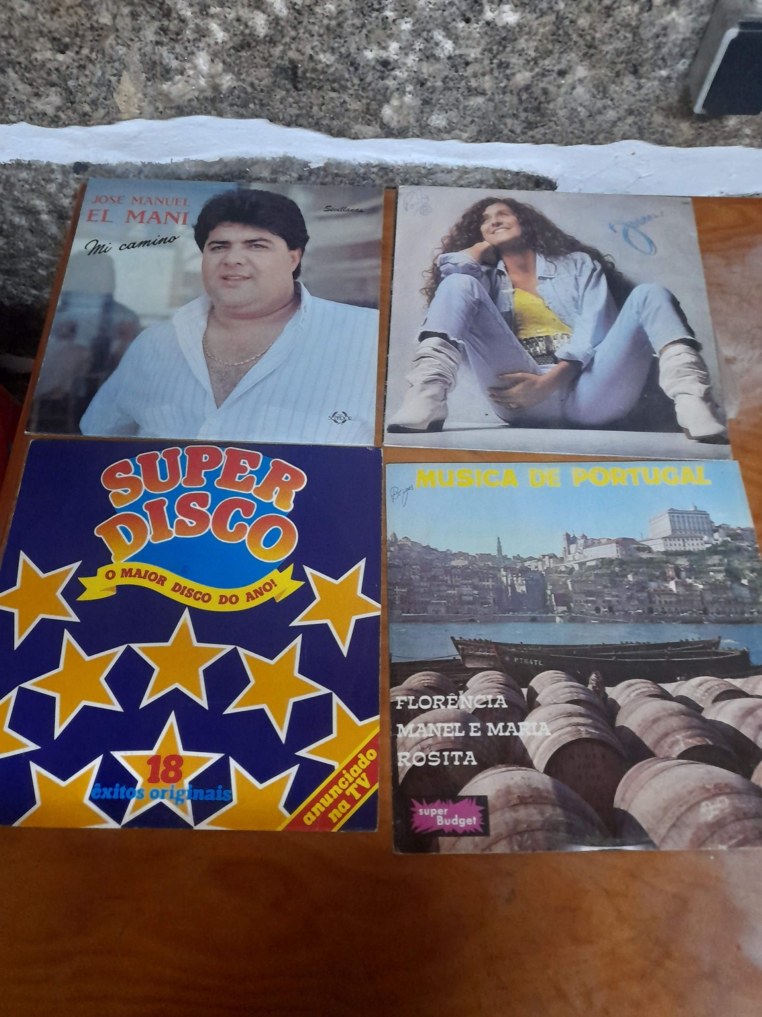 Discos de vinil cada