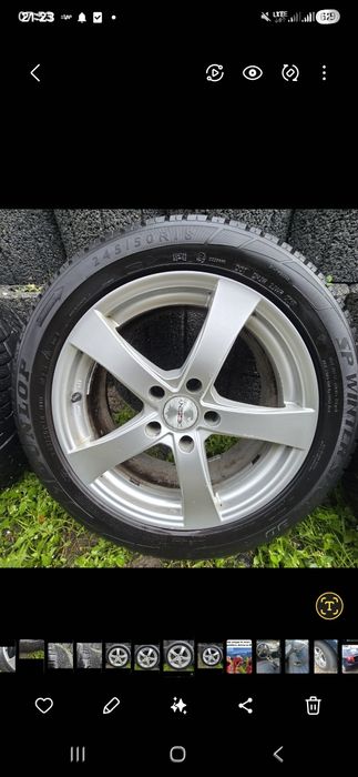 Felgi koła bmw f11 f10 f07 aluminiowe zimowe R18