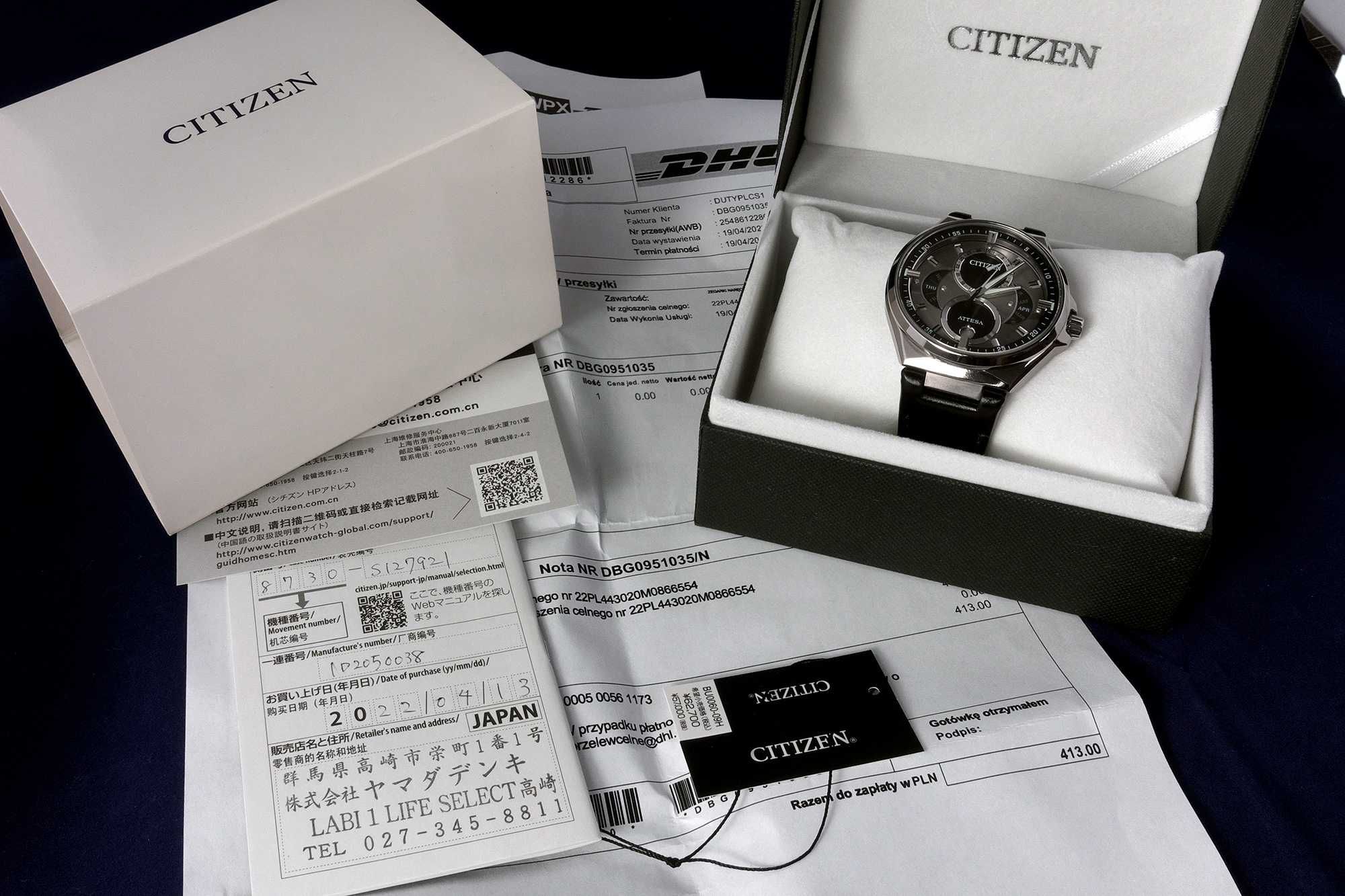 Zegarek Citizen Attesa ACT Line Super Titanium JDM - Prawie nowy !!