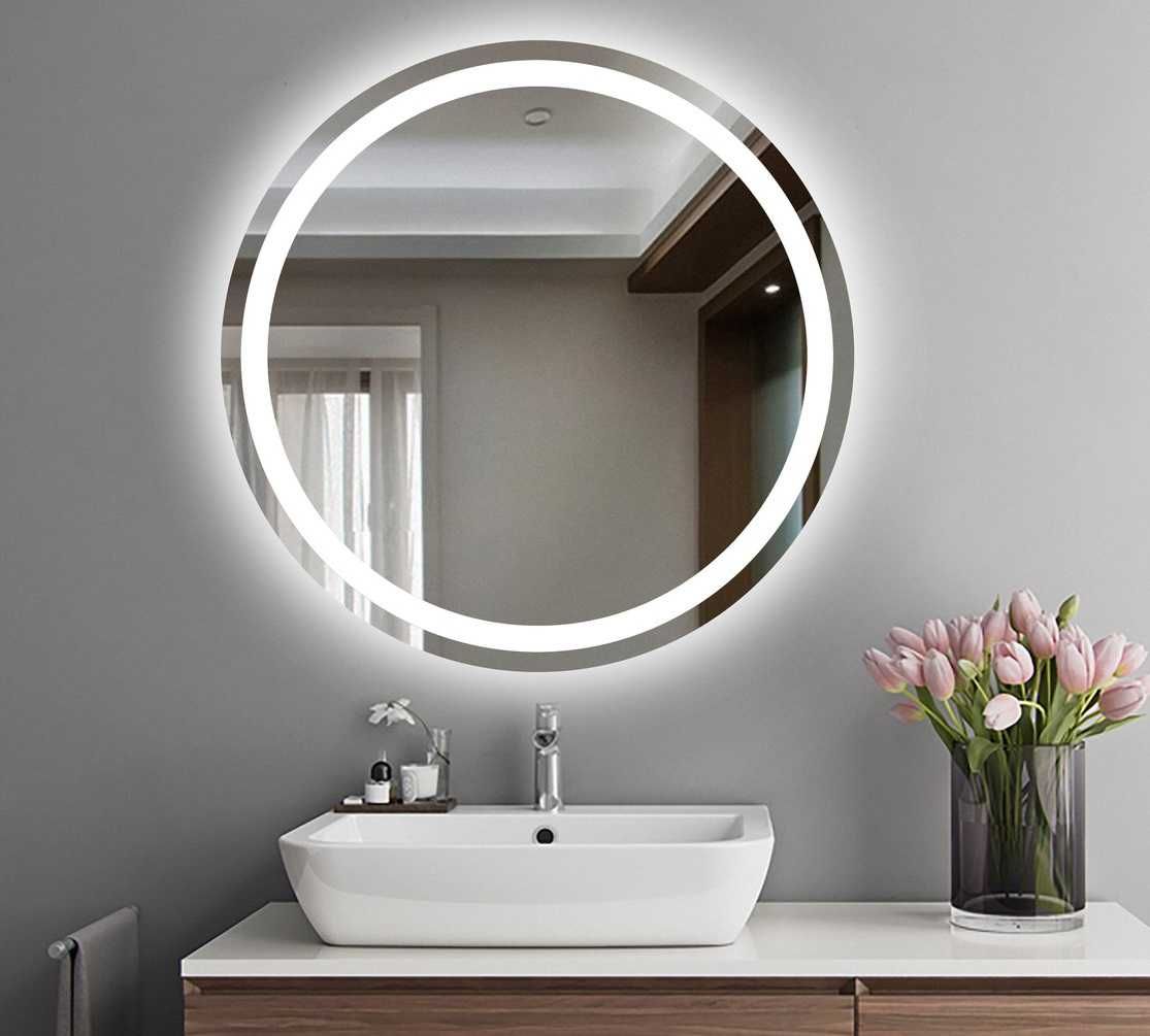 Зеркало светодидное с LTD подсветкой в ванную влагостойкое.