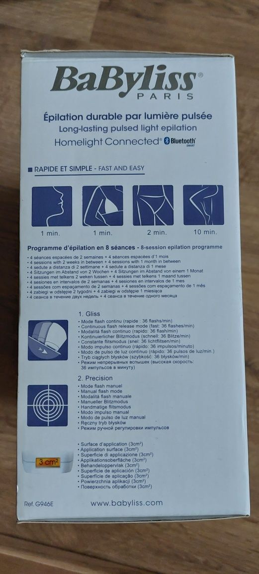 Depilator świetlny IPL Babyliss