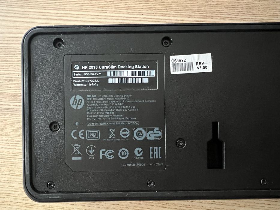 Stacja dokująca HP 2013 UltraSlim Docking Station D9Y32AA