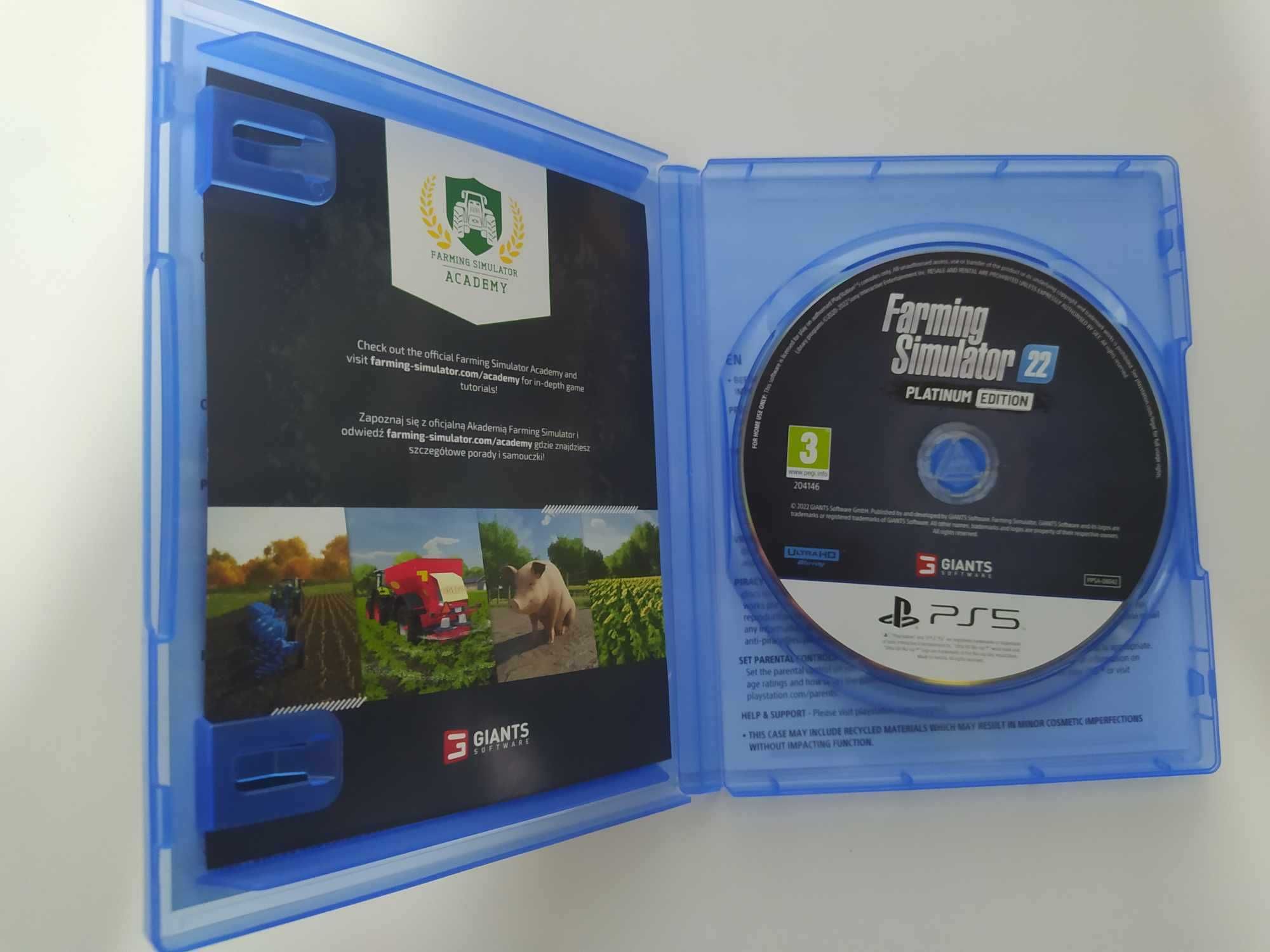 Farming Simulator 22 - Platinum Edition PS5 Polskie napisy w grze