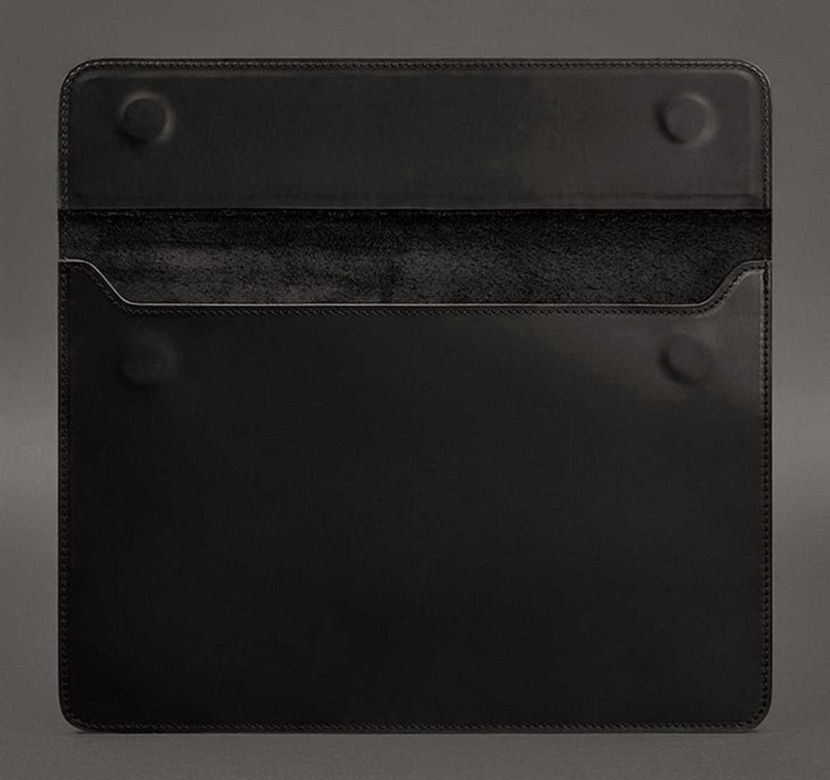 Чехол для macbook pro 13 air 13 черный. Натуральная кожа.
