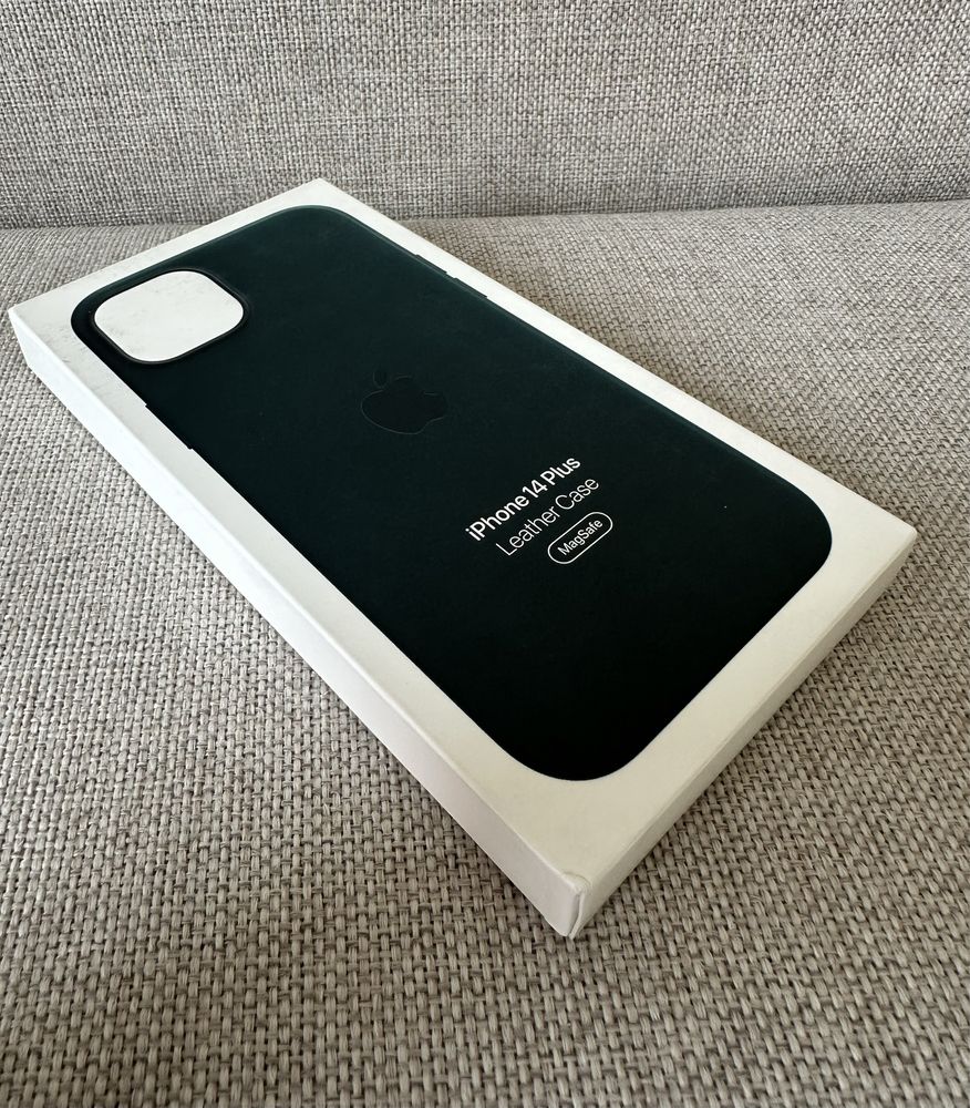 Apple iPhone 14 Plus Leather Case Forest Green - etui skórzane