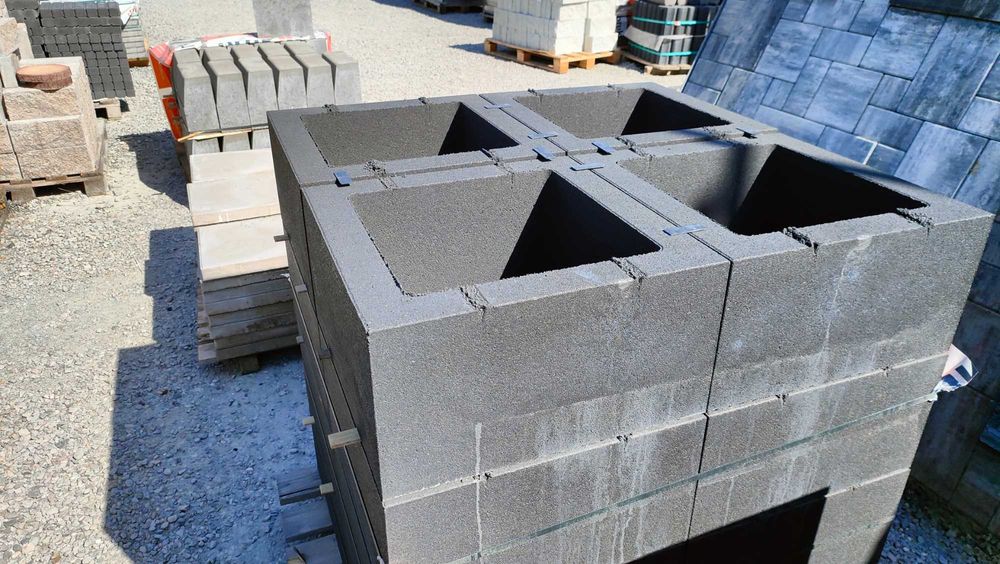 Filar podstawa pod pompę piec 48x48x25 donica gazon doniczka kwietnik