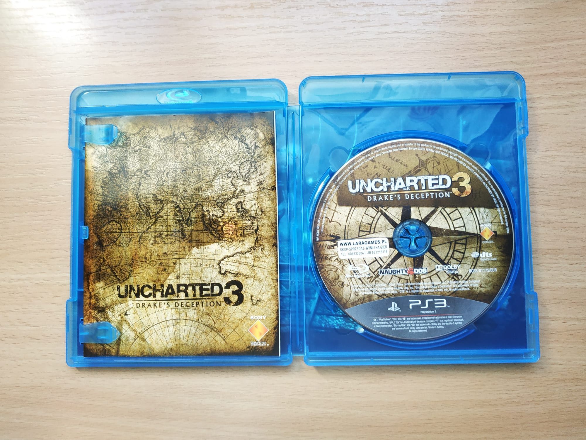 Uncharted 3 PS3, pl, stan bdb, możliwa wysyłka