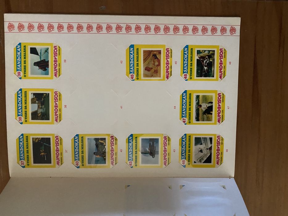 Sandokan album de transparências