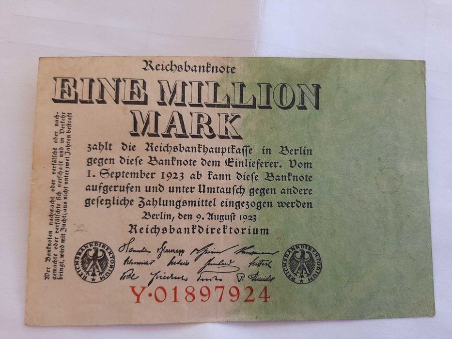 Varias Notas antigas da Alemanha