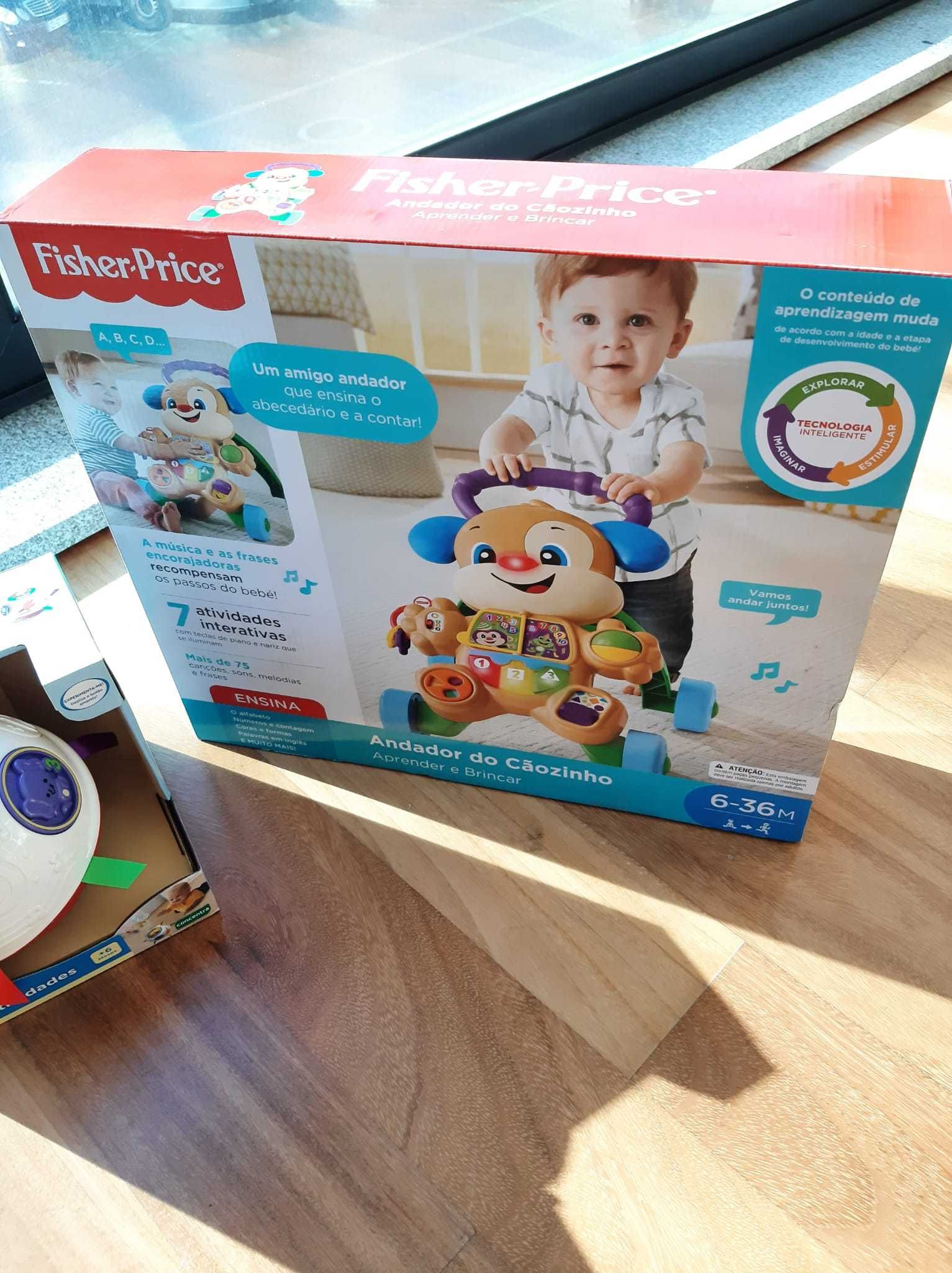 Andador Fisher Proce & Bola de atividades Vtech Baby Novos